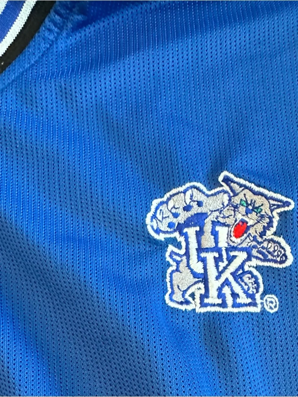 Men’s Starter University of Kentucky UK Wildcats Windbreaker Jacket Large - Picture 6 of 7